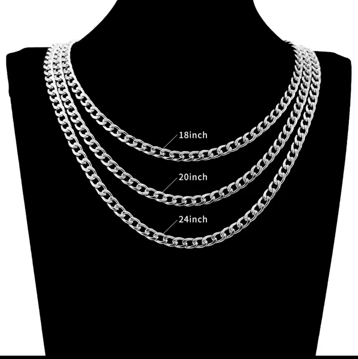 Cuban Link Kette – Gold & Silber – Iced Style Halskette für Männer