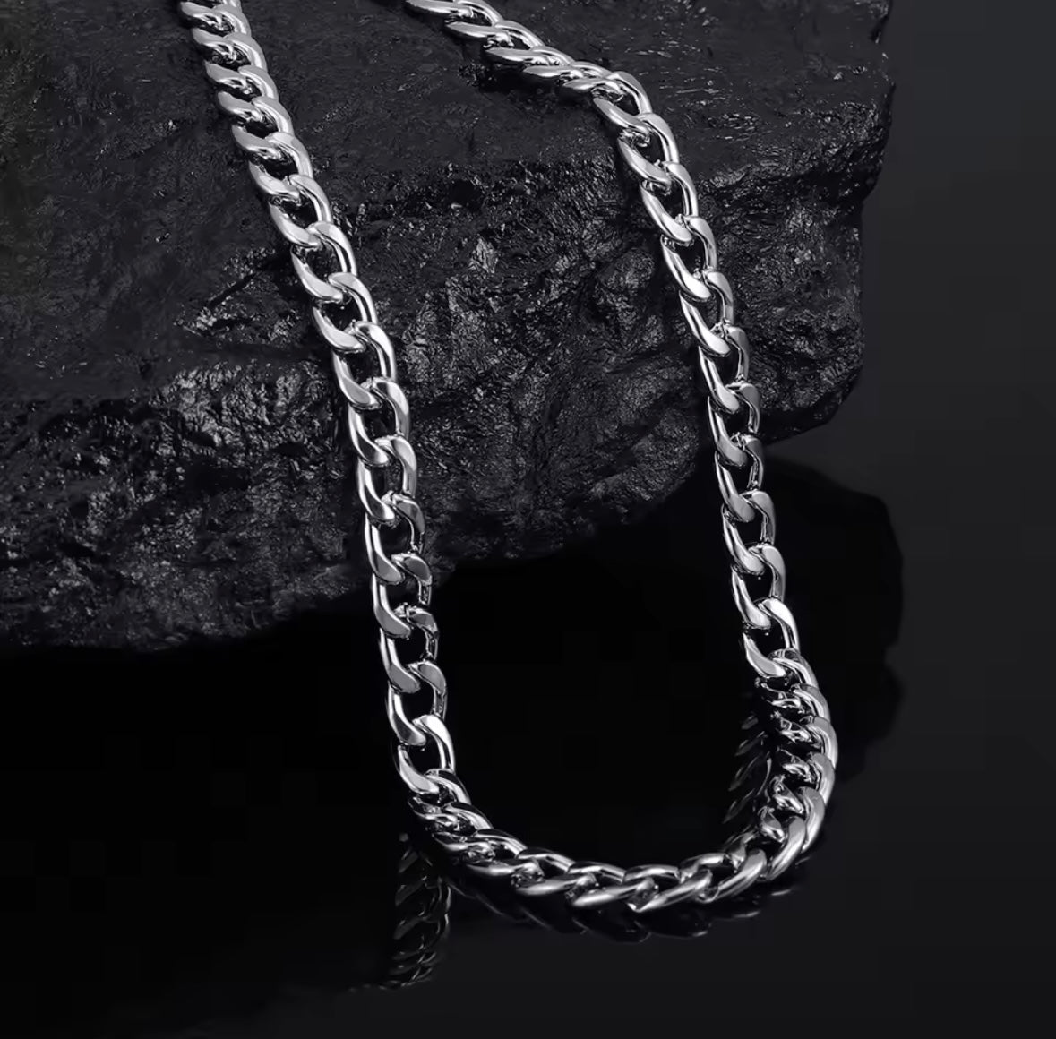 Cuban Link Kette – Gold & Silber – Iced Style Halskette für Männer